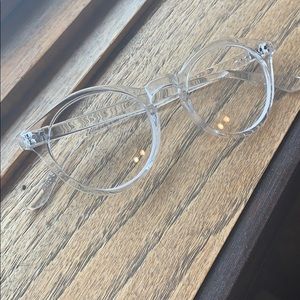 Clear FAKE glasses